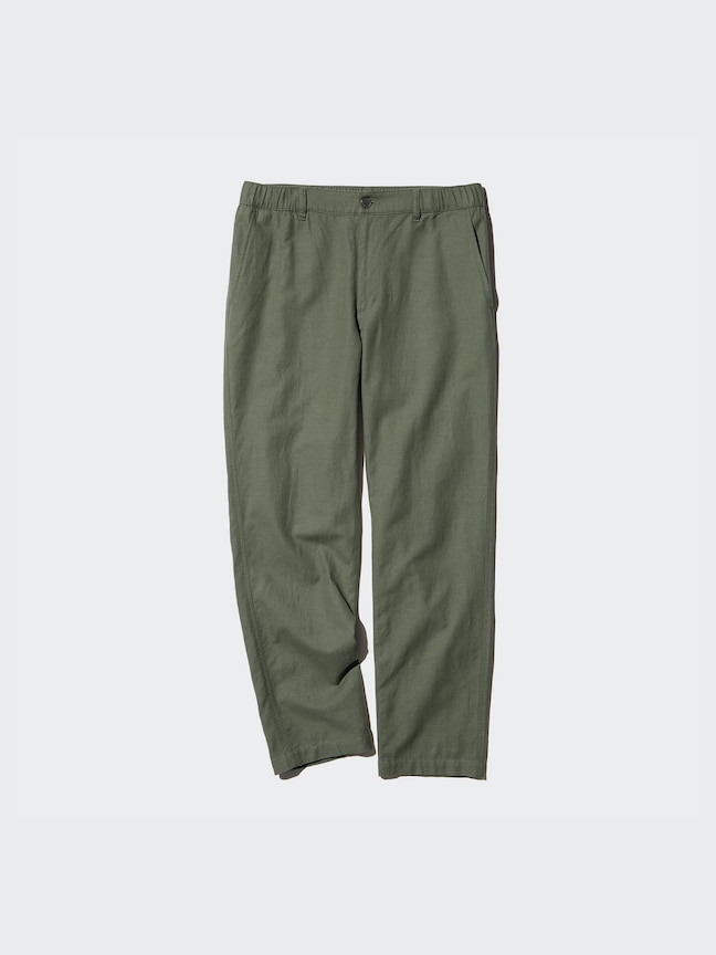 Linen Blend Relaxed Pants