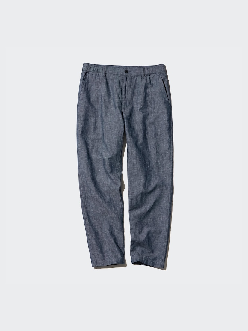 Linen Blend Relaxed Pants_68