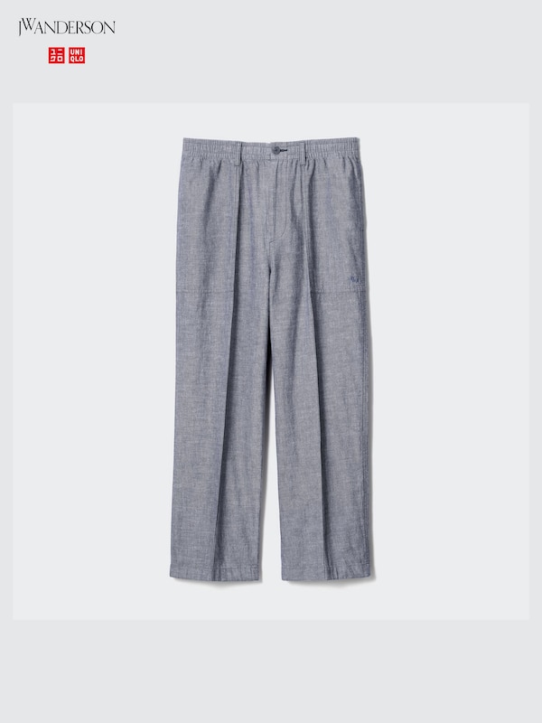 Linen Blend Relax Pants