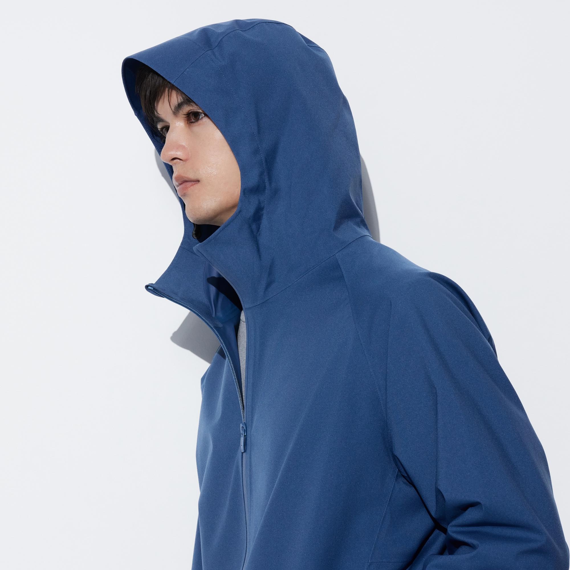 Men uniqlo u hot sale blocktech coat