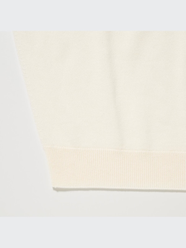 3D Knit V Neck Dolman 3/4 Sleeve Sweater