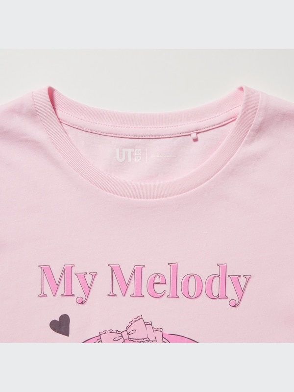 GIRLS Sanrio Characters Cropped Short Sleeve UT