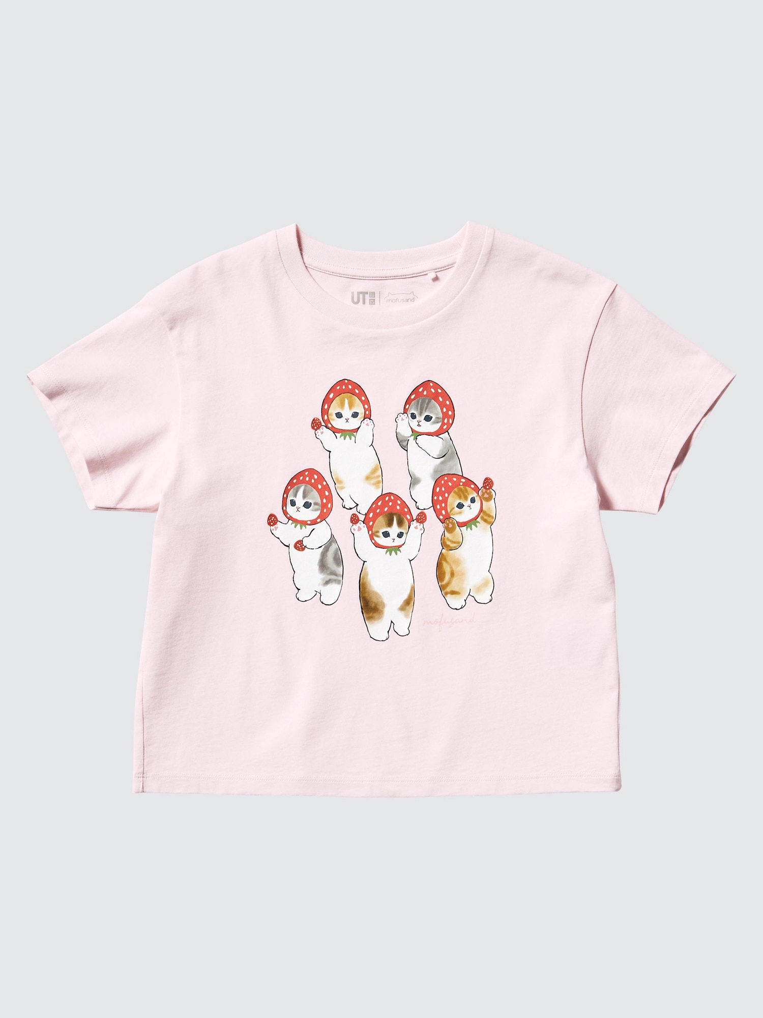 Kids GIRLS mofusand Short Sleeve UT UNIQLO ID