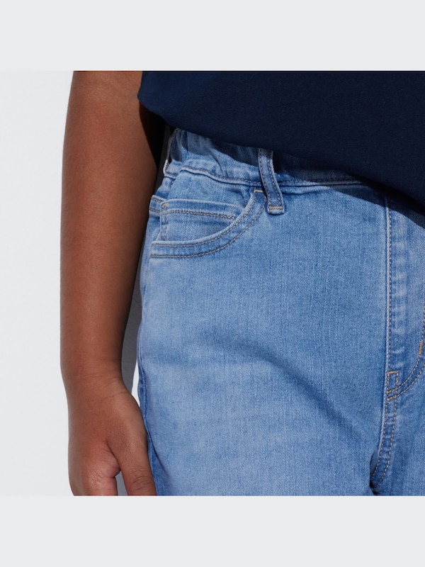 Quần Jeans Dáng Rộng | Lưng Thun | Vải Denim