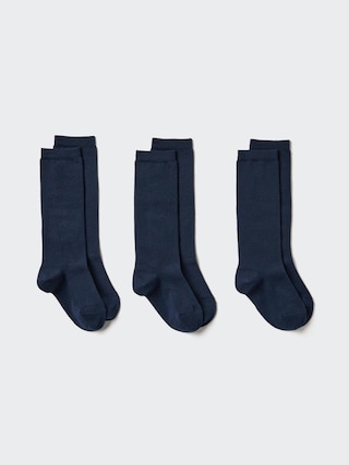 ハイソックス/3足組