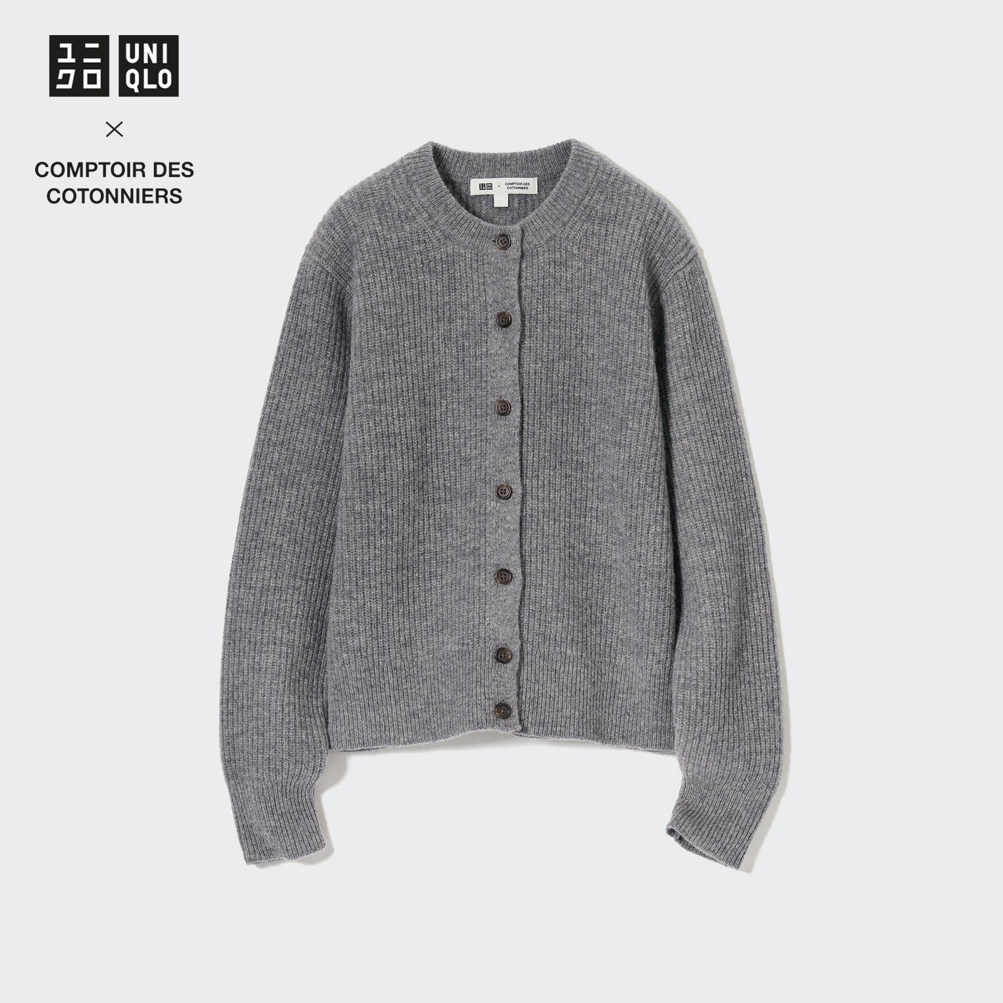 UNIQLO ユニクロ カーディガン ニット XL 秋冬 ウール100 - カーディガン