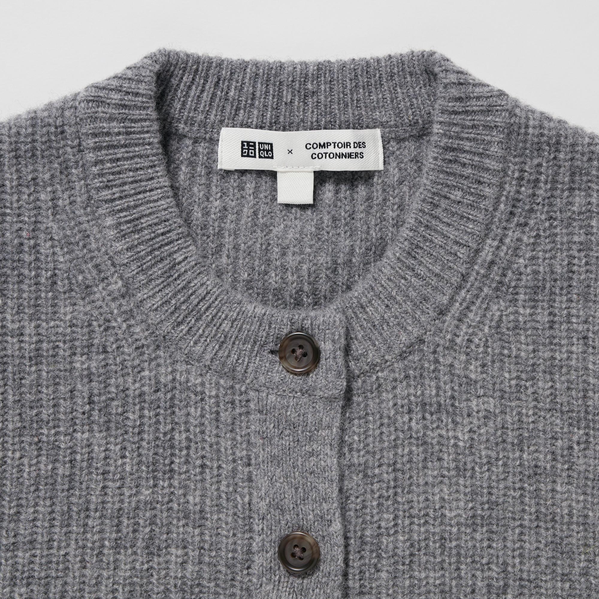 Uniqlo on sale grey cardigan