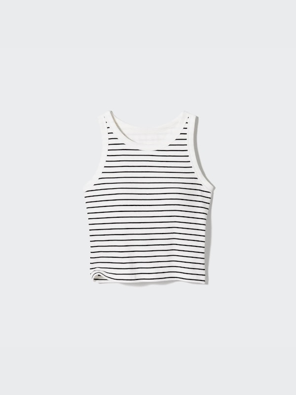 Atasan Crop Bra Rib (Tank Top)