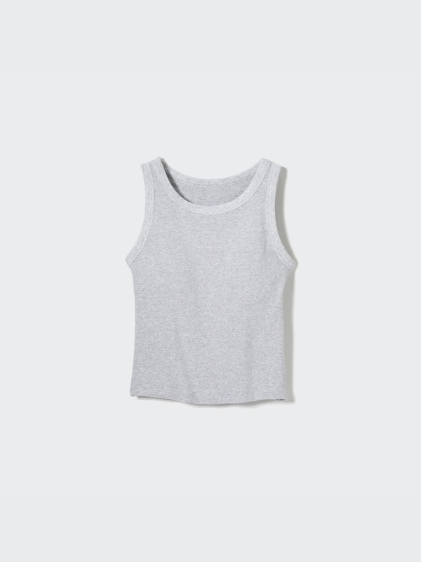 Ribbed Cropped Bra Top (Tank Top)