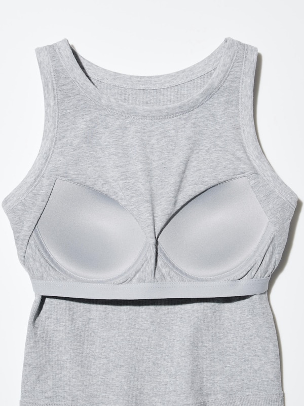 Ribbed Cropped Bra Top (Tank Top)