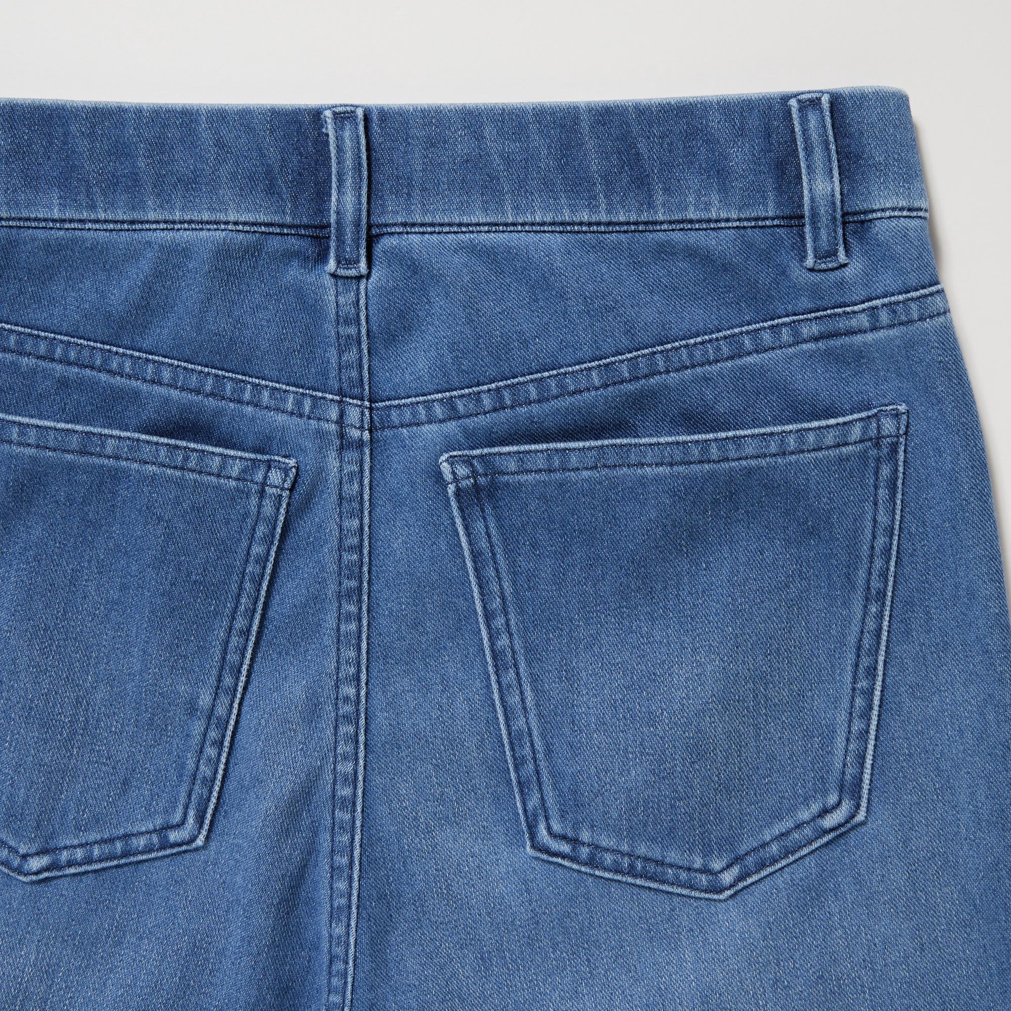 Uniqlo denim cropped legging on sale pants