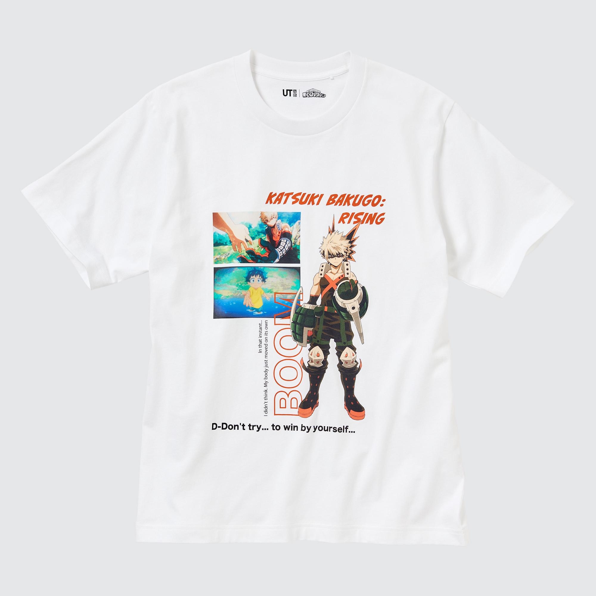 ユニクロ公式 | 僕のヒーローアカデミア UT グラフィックTシャツ 爆豪