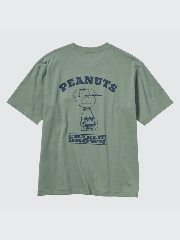 ピーナッツ チャーリー・ブラウンズ・ベースボール・チーム UT グラフィックTシャツ（半袖・オーバーサイズフィット）