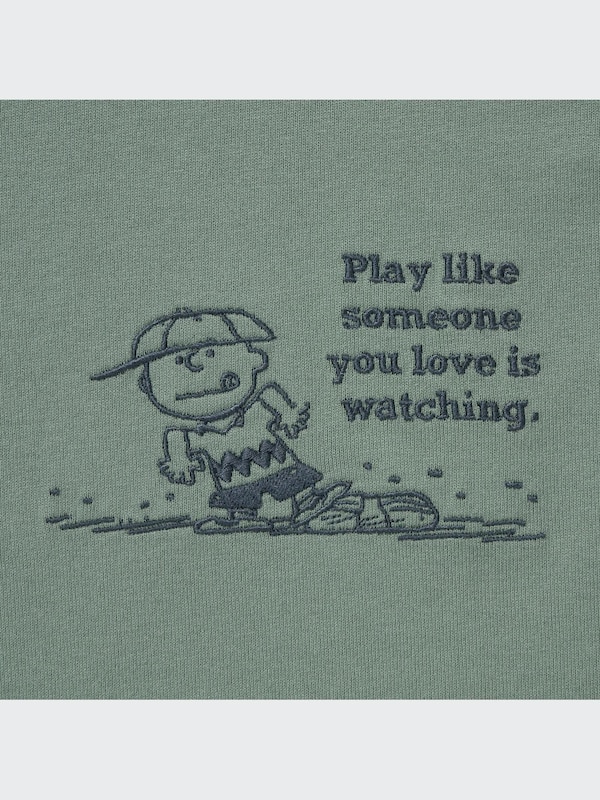 ピーナッツ チャーリー・ブラウンズ・ベースボール・チーム UT グラフィックTシャツ（半袖・オーバーサイズフィット）