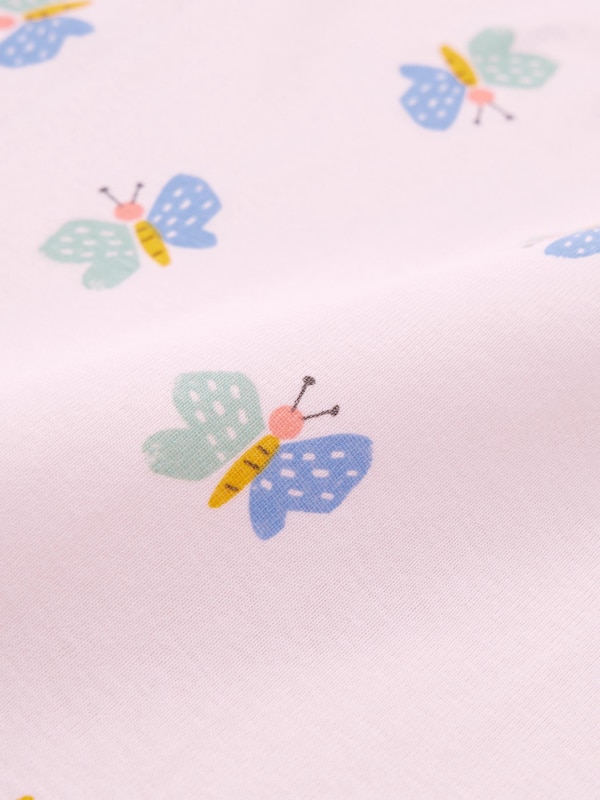 Baju Terusan Rib 1*1 Joy of Print Lengan Panjang