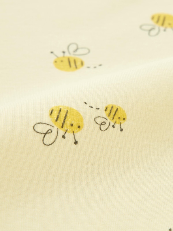 Baju Terusan Rib 1*1 Joy of Print Lengan Panjang