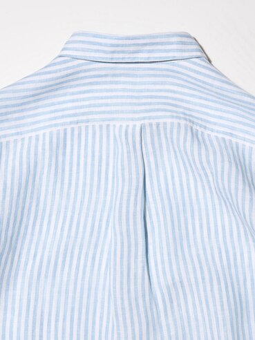 100% Premium Linen Striped Shirt