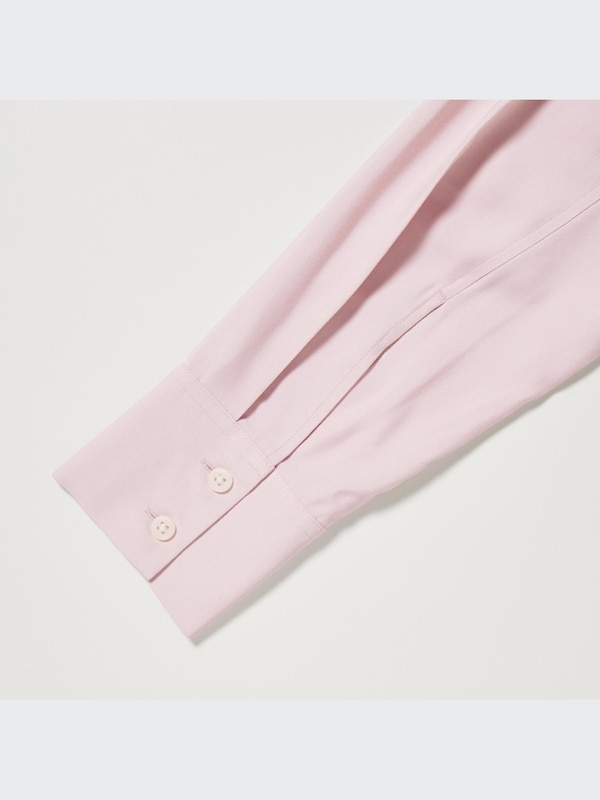 Gaun Kemeja Rayon Blend | Lengan Panjang