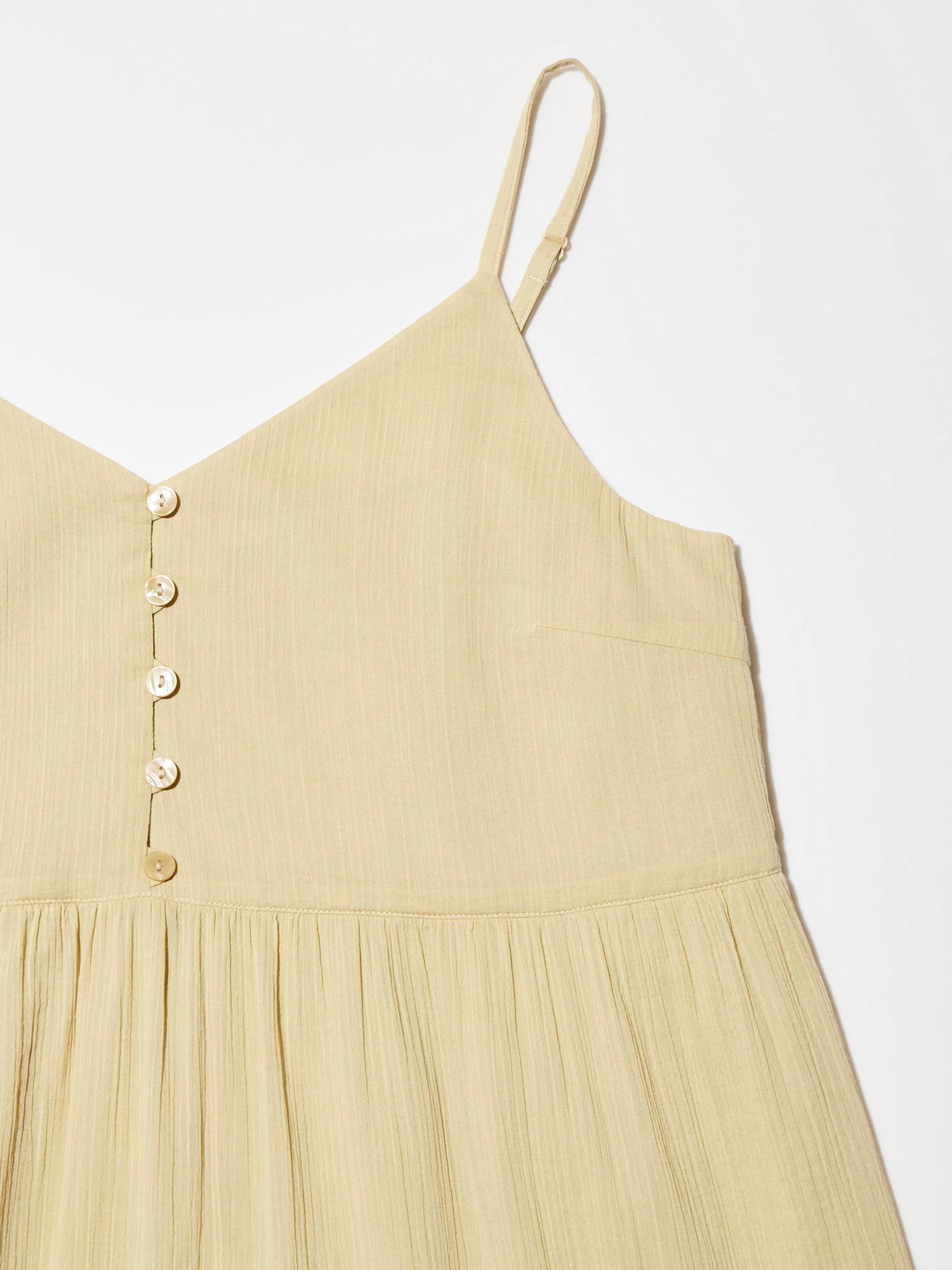 ユニクロ公式 | クリンクルコットンキャミソールワンピース