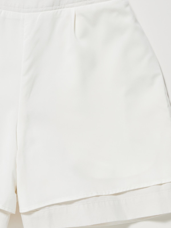 Quần Váy Vải Linen Pha