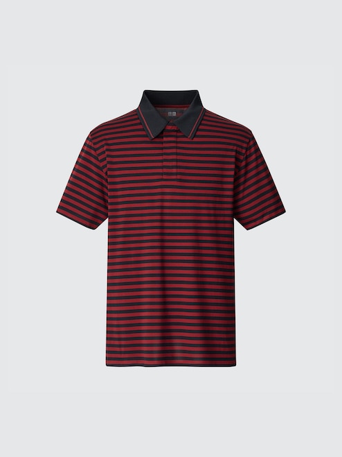 MEN'S DRY-EX SHORT SLEEVE POLO SHIRT (BORDER) UNIQLO SG