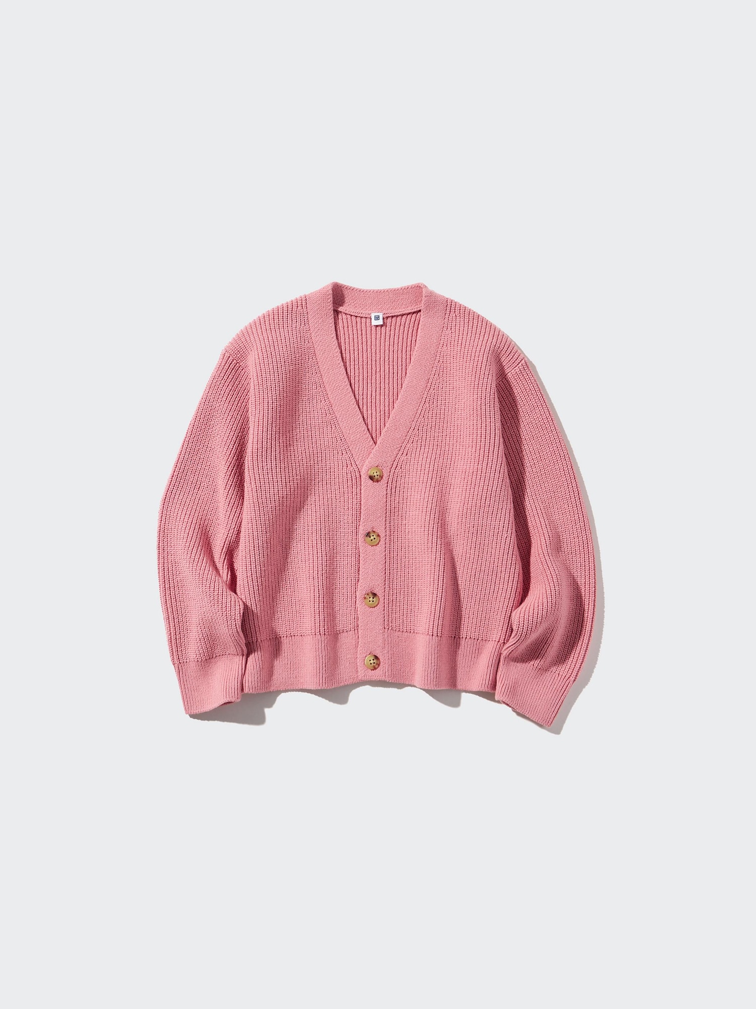 Uniqlo pink cardigan sales