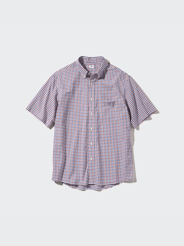 Extra Fine Cotton Broadcloth Short Sleeve Shirt
