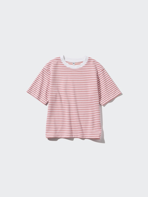 エアリズムコットンボーダーTシャツ