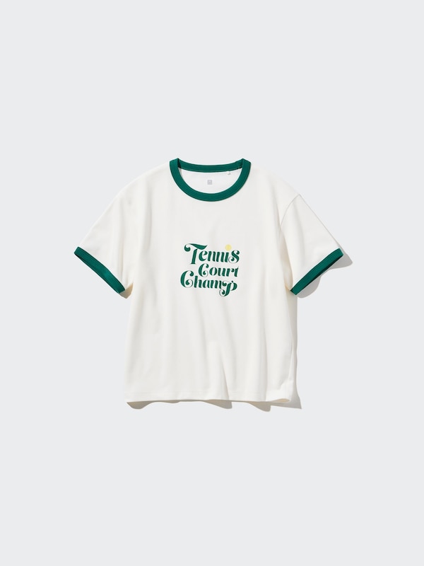 エアリズムコットングラフィックTシャツ