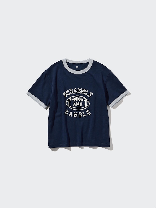 エアリズムコットングラフィックTシャツ