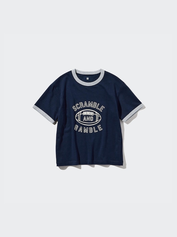 エアリズムコットングラフィックTシャツ