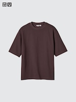 AIRism Cotton Oversized
                                          Crew Neck T-Shirt