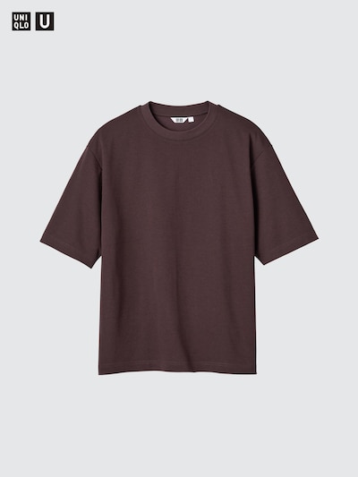 エアリズムコットンオーバーサイズTシャツ/5分袖ベストセラー