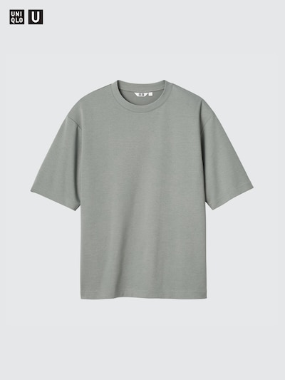 エアリズムコットンオーバーサイズTシャツ/5分袖ベストセラー 10