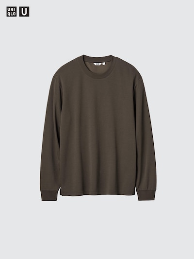 AIRism棉質圓領T恤(長袖)(Uniqlo U)