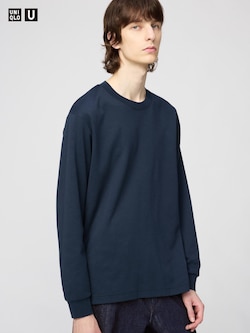 エアリズムコットンクルーネックTシャツ