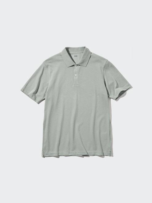 AIRISM COTTON PIQUE POLO SHIRT SHORT SLEEVE UNIQLO MY