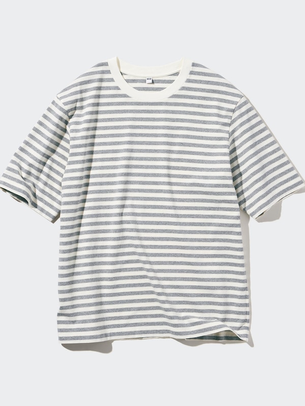 Áo Thun Dáng Rộng | Tay Lỡ | Kẻ Sọc