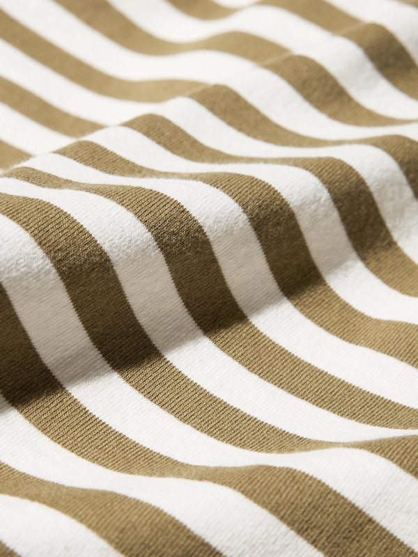 Áo Thun Dáng Rộng | Tay Lỡ | Kẻ Sọc