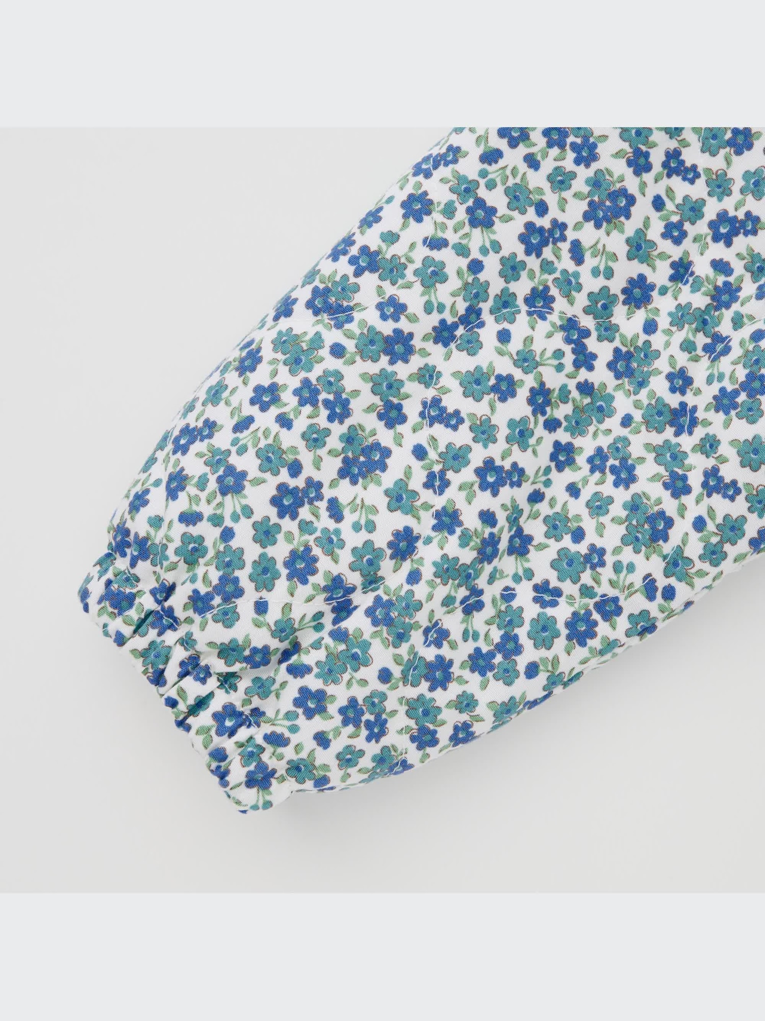 【未開封で発送】90サイズ ユニクロ キルトパデッドカーディガン（ブルー） ユニクロ公式 | キルトパデッドカーディガン