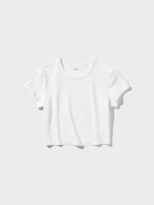 WOMEN'S ULTRA STRETCH AIRISM CROPPED T-SHIRT UNIQLO VN