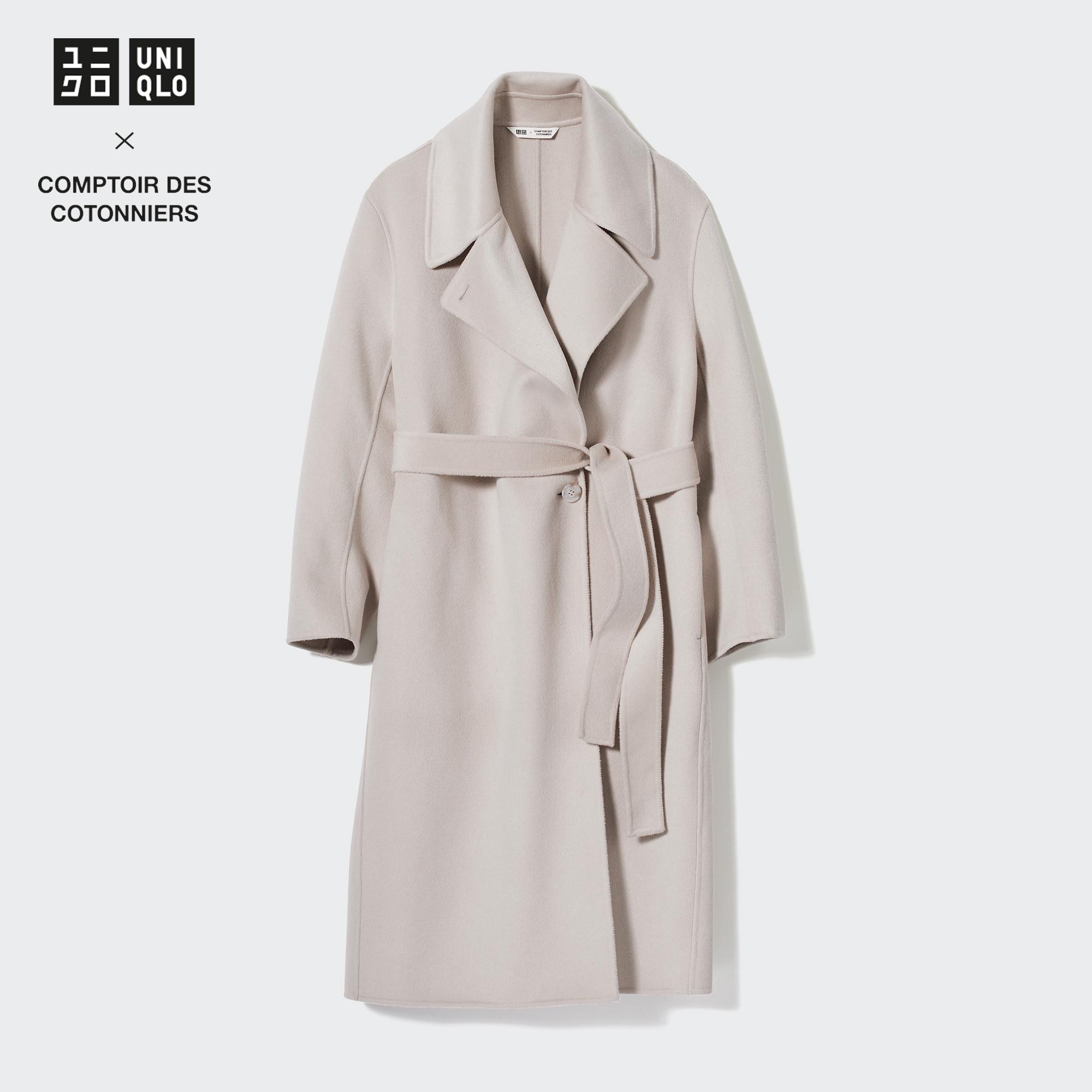 Uniqlo u double outlet face coat