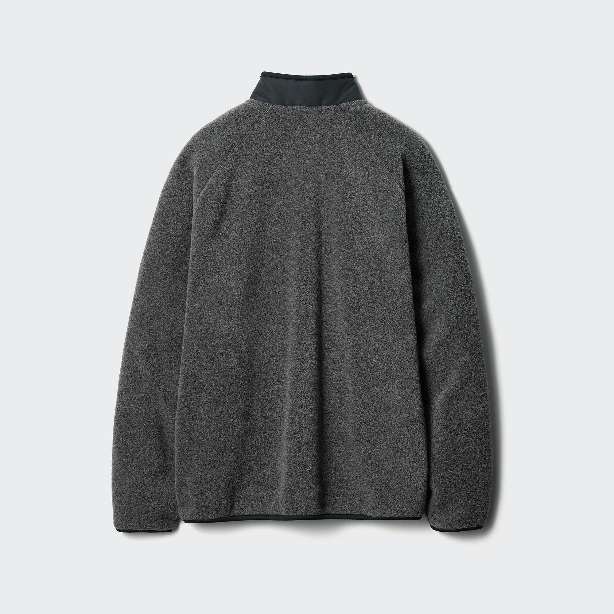 Uniqlo black 2025 fleece jacket