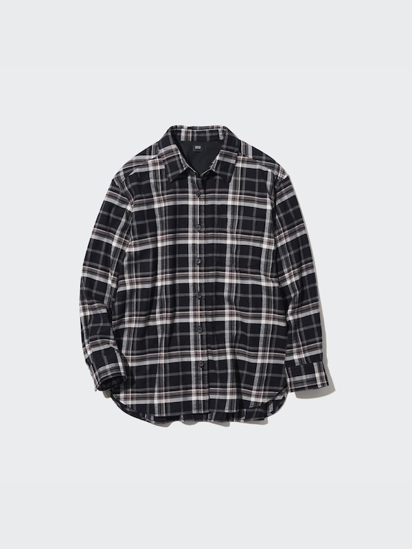 Kemeja Flannel Kotak Lengan Panjang
