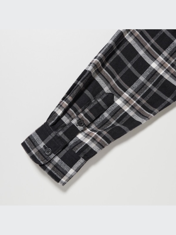 Kemeja Flannel Kotak Lengan Panjang