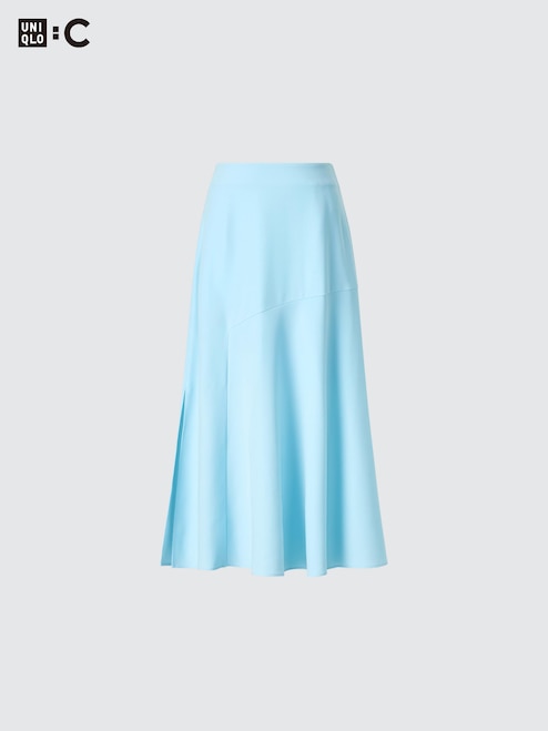 Mermaid Skirt White Skirt Iconic WOMEN'S MERMAID SKIRT UNIQLO ID