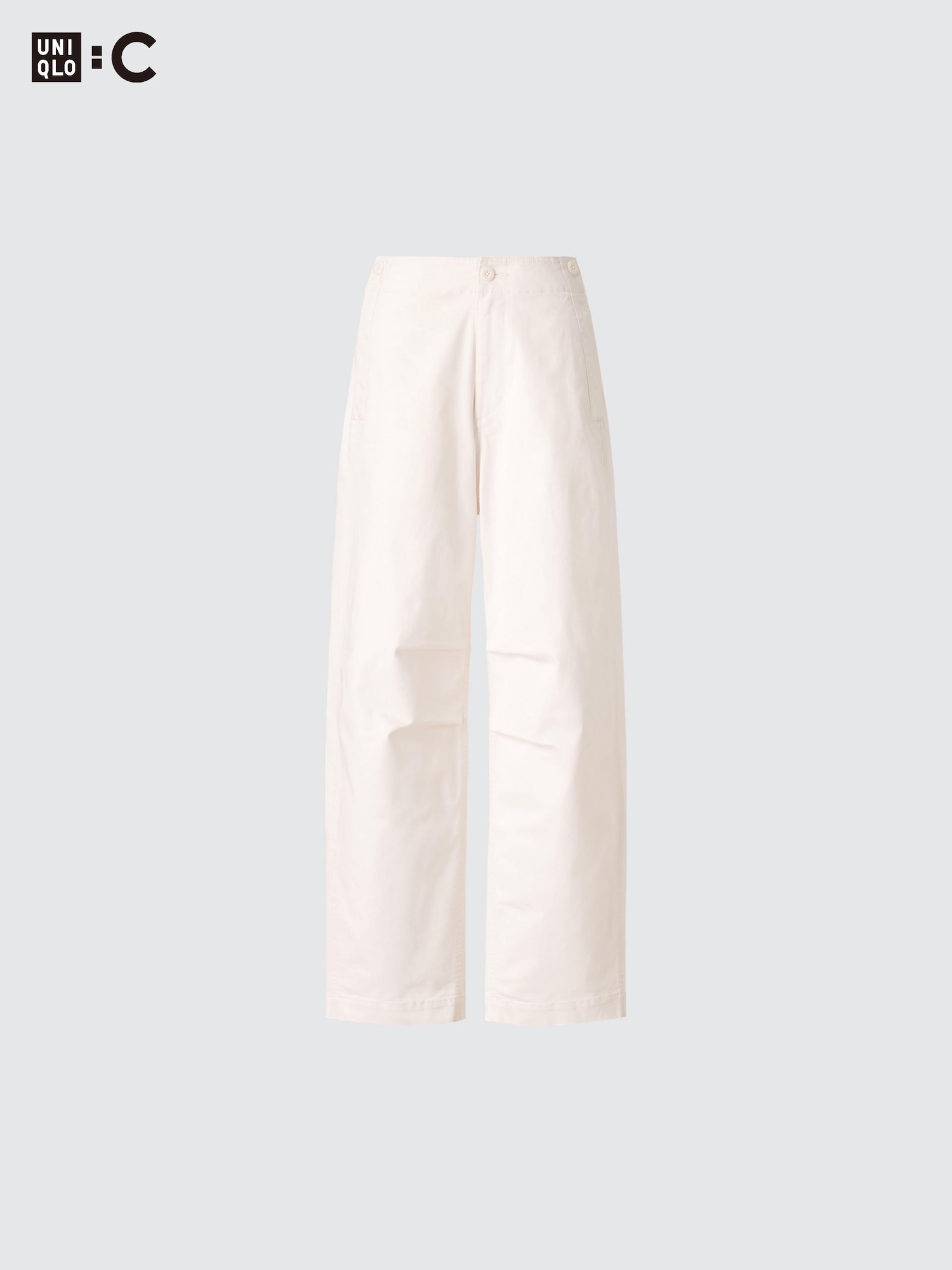 【U LAN】[U-BASIC] S/S White Cotton Wide Pants Cotton Wide Pants | UNIQLO US