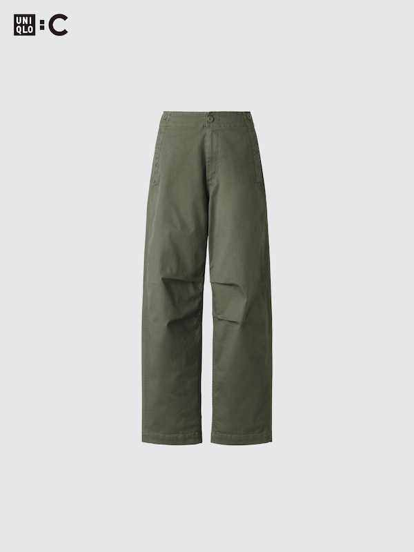Cotton Wide Pants