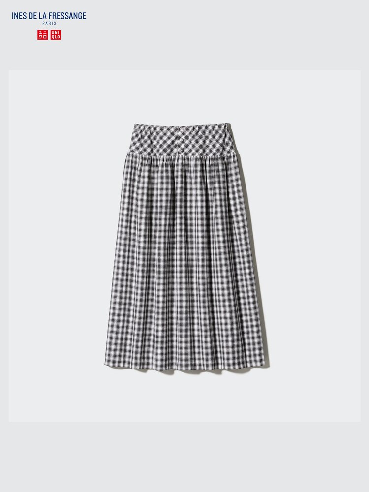 ユニクロ公式 | リネンコットンギャザースカート 