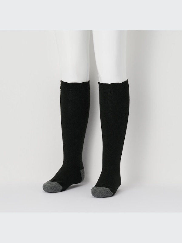 GIRLS ヒートテックハイソックス（2足組）